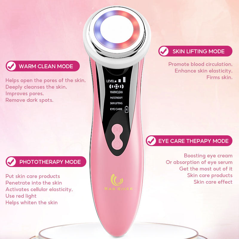 Han River Ultrasonic Ion Essence Facial Massager HRMRY01PK