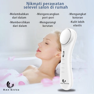 Han River Ultrasonic Ion Essence Facial Massager HRDRY01WH