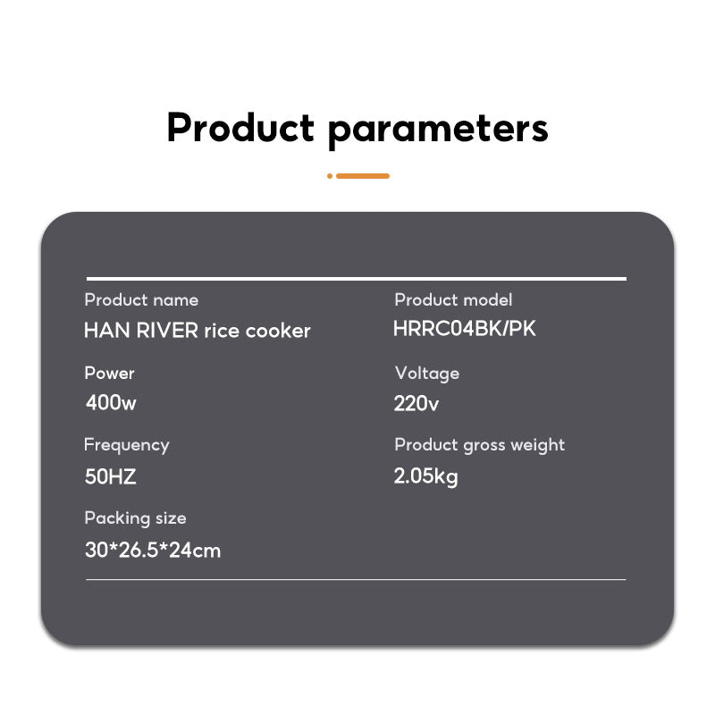 Han River Rice Cookers HRRC04PK