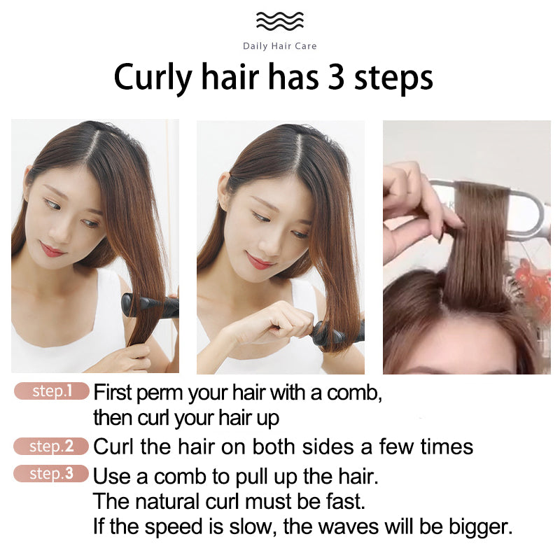 Han River Hair Straightener Curls HRZFS01