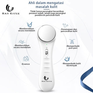 Han River Ultrasonic Ion Essence Facial Massager HRDRY01WH